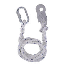 Rock Climbing Fall Protection Safety Harness Lanyard Equip Gear & Carabiner 2024 - buy cheap