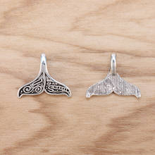 Pingentes cauda de sereia baleia 20pcs, para colar, pulseira, fazer jóias, achados 2024 - compre barato