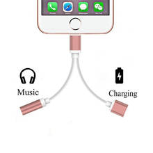Переходные кабели для Apple, аудиоразъем для зарядки для iphone X 7 8 Plus XR 11 pro xs max до 3,5 мм, адаптер для наушников, AUX сплиттер 2024 - купить недорого
