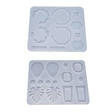 Resin Crystal Epoxy Mold Earrings Pendant Casting Silicone Mould DIY Crafts Jewelry Making Tools 2024 - buy cheap