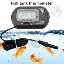1pcs Aquarium Thermometer Mini LCD Digital Thermometer Hygrometer Aquarium Temperature Detector Aquarium Pet Supplies Tools 2024 - buy cheap