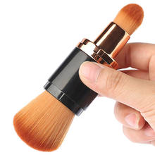 Pincéis de maquiagem retráteis, para pó, base, blush, duas pontas, ferramentas cosméticas 2024 - compre barato