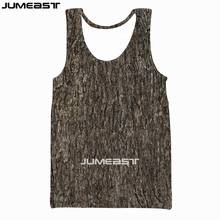 Jumeast marca masculina mulheres 3d impresso colete bark streetwear harajuku oversized manga curta esporte pulôver tanque de verão topos t 2024 - compre barato