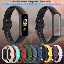 Pulseira de relógio em silicone para samsung galaxy fit-e r375, bracelete inteligente de silicone original, acessórios de pulseira de relógio 2024 - compre barato