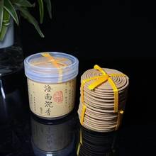 Natural Hainan Agarwood Oud Incense Coil Incense 48 pcs Oudh Incense Natural Aroma Scent Moderate For Yoga Fresh Air 2024 - buy cheap