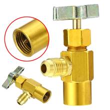 1/4 Sae M14 Thread Adapter R-134A Automotive Air Conditioner Refrigerant Can Dispensing Bottle Tap Opener Valve 2024 - buy cheap