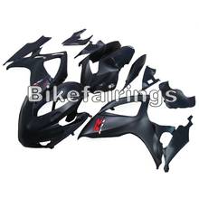 Kit de carenado completo para motocicleta Suzuki, carrocería de inyección de plástico ABS, color negro mate, para Suzuki 06 07 GSXR600 GSXR750 K6 2006 2007 2024 - compra barato