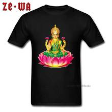3D T-shirt Men Black Tees Hinduism Tops Lotus God Print T Shirts Father Day Custom Sweatshirts Short Sleeve Fashionable Clothes 2024 - buy cheap