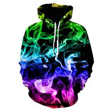 Men Women Fashion Brand hoodies Paint Splatter Tie dye 3D All Over Print Hip Hop Casual Hoodie Hipster Rainbow hooded sweatshirt 2024 - купить недорого
