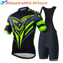 2022 New Fualrny Bike uniform Summer Cycling Jersey Set Road Bicycle Jerseys Mtb Wear Breathable 100% Polyester Cycling Clothing 2024 - buy cheap