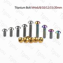 Tgou-tornillos de cabeza de llave Allen para bicicletas, M4x6 perno de titanio/8/10/12/15/20mm, 1 unidad 2024 - compra barato