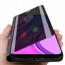 for xiaomi redmi9 case smart mirror flip cases for xiaomi redmi 9 magnetic stand phone cover coque on xiomi xaomi xaiomi redmy 2024 - buy cheap