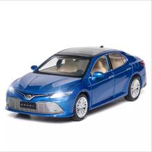 1: 32 Simulation 8th Generation Toyota Camry Alloy Car Model Decoration Children's Toy Birthday New Year Christmas Gift Blue 2024 - buy cheap