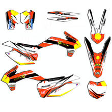 Full Customized Graphic Sticker Decal for KTM 125 250 350 450 XCW XCF-W EXC 2014 2015 2016 2024 - buy cheap