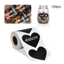 150pcs Heart Spice Stickers Jars Spices Pantry Labels Kitchen Organizers Storage Jar Sticker Removable Blackboard Spice Tags 2024 - buy cheap