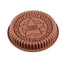 3D Round Chocolate Biscuits Mold Oreo Cookie Silicone Molds Nonstick Pudding Pan Large Mousse Cake Baking Mould 2024 - buy cheap