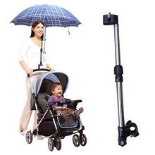 Carrinho de criança ajustável guarda-chuva titular acessórios carrinho de bebê guarda-chuva montagem multiuso cadeira de rodas guarda-sol prateleira bicicleta conector 2024 - compre barato