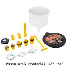 15Pcs Plastic Filling Funnel Spout Pour Oil Tool Spill Proof Coolant Filling Kit N0HF 2024 - buy cheap