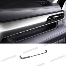 carbon fiber car dashboard vent trims strip for toyota highlander 2020 2021 2022 2023 xu70 accessories auto interior air outlet 2024 - buy cheap