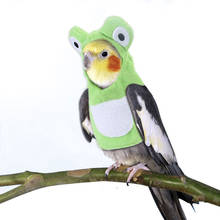 Pet Birds Flight Suite For Parrots Clothes Funny Frog Shaped Costume Winter Warm For Pet Shows Photo Prop 2024 - buy cheap