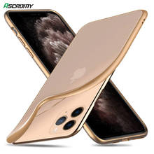 Matte Gold Plating Bumper Case For iPhone 11 Pro Max X XS XR 8 Plus 7 6 6S SE 2 2020 SE2 Transparent Luxury Cover Accessories 2024 - buy cheap