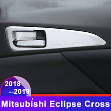 Manija de puerta Interior de coche, cubierta embellecedora de marco de captura, embellecedor envolvente para Mitsubishi Eclipse Cross 2018 2019 2024 - compra barato