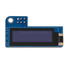 Módulo de tela oled de 0.91 polegadas, 128x32 pixels individuais, oled, suporta protocolo i2c para raspberry pi 4 b 2024 - compre barato