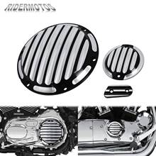 Cubierta de temporizador de sincronización para motocicleta CNC Derby, cubierta de inspección negra y cromada para Harley Sportster XL883 1200 72, Iron Custom 2004-2017 2024 - compra barato