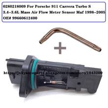 Medidor de flujo de aire de masa, Sensor Maf 0280218009-911 OE #3,4/99 66 0 1998 2005, para Porsche 99660612400 Carrera Turbo S 612 400 2024 - compra barato