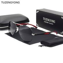 TUZENGYONG 2021 New Pilot Aluminum Sunglasses Polarized UV400 Mirror Male Driving Sun Glasses Women For Men Oculos De Sol 2024 - buy cheap