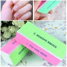 Nail Art File Dust Brush Cleaning Buffer Sponge Polishing Block 4 Way Nail File Polishing Sanding Manicure Beauty Tools#R 2024 - buy cheap