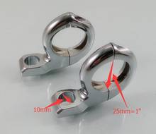 Universal Chrome 7/8'' -1'' 22mm -25mm handle bar 10mm 8mm Turn Signal Indicators Clamp Mounts For Harley  Honda Yamaha Suzuki 2024 - buy cheap