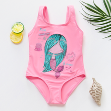 Little Girls' One-Piece Mermaid Swimwear 2-8T 2019 Fashion Girls Beach Bathing Suits Hawaii Beach Swimsuits 2024 - buy cheap