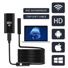 WIFI Endoscope Camera HD 1200P/720P 8mm Lens Wireless Waterproof Mini Inspection Camera Android IOS Phone WIFI Endoscope 2024 - buy cheap