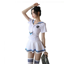 Uniforme sexual para chica, falda sexy para sexo, lencería, cosplay, uniforme erótico de marinero, uniforme escolar 2024 - compra barato