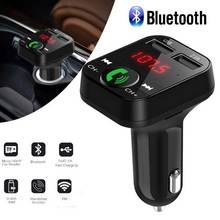 LCD Car Handsfree Wireless Bluetooth Kit FM Transmitter Car MP3 Player USB Charger FM Modulator Car Accessories Audio Cabl 2024 - buy cheap