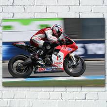 Canvas Painting Motorcycle Honda SportBike superbike race racing Posters and Prints Wall Art Picture For Home Decor 2024 - buy cheap