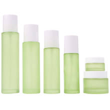 Garrafa de loção de vidro vazio, 20ml, 30ml, 40ml, 60ml, 100ml, brilhante, verde gelo, frasco atomizador de spray, 20g, 30g, 8 peças 2024 - compre barato