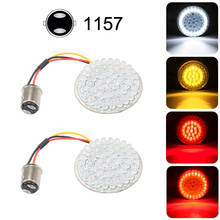 Intermitente LED para motocicleta, luces traseras para Harley Sportster XL 1156 1157 Dyna FXDF Fat Bob Softail, 1200, 883 2024 - compra barato