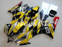 Kit de molde de inyección de ABS para moto, carenado compatible con Yamaha YZF 600 R6 06 07 YZF-R6 2006 2007, rojo, amarillo y negro 2024 - compra barato