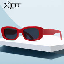 XIU-gafas de sol cuadradas retro clásicas para mujer, Estilo vintage femeninos de anteojos de sol, pequeños y rectangulares para viajes 2024 - compra barato