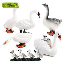 Figuras de ação para crianças, brinquedo educativo para presente, coleção de figuras de ação de cisne, pato, animais de simulação diy, 1 peça 2024 - compre barato