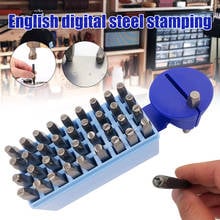 36/38pcs Number and Letter Stamp Set Industrial Grade Hardened Steel Metal Stamps for Imprinting Metal Wood YE-Hot 2024 - buy cheap