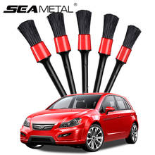 5pcs Car Wash Brush Detailing Cleaning Auto Care Brush Wash Accessories for Wheel Gap Rims Dashboard Air Vent Trim Clean Tools 2024 - buy cheap