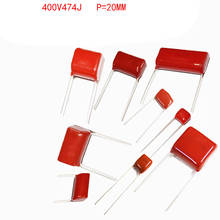 New 20PCS 400V474J 474J400V Pitch 20MM 400V 474J 0.47UF 470NF CBB22 Polypropylene film capacitor 2024 - buy cheap