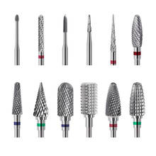 1pcs Tungsten Carbide Nail Drill Bits Milling Cutter for Manicure Machine Set High Quality Rotary Electric Nail Files Nail Art 2024 - buy cheap