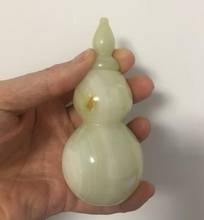 Only This Exquisite And Expensive Natural pattern Jade Snuff Bottle Statue Is Rare 110MM 2024 - buy cheap