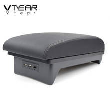 Vtear For Mitsubishi Xpander armrest car interior Accessories USB arm rest storage box center console styling decoration cover 2024 - buy cheap