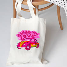Korean Japanese Canvas Cloth Eco Reusable Tote Bag Aesthetic Students School Bags Handbags Fashion Shoulder Shopping Bag Women 2024 - buy cheap