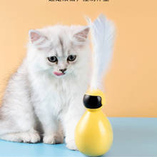 Интерактивные игрушки для кошек, Забавный котенок, игрушечный робот с когтеточкой, в форме стакана, игрушки-перья, товары для домашних животных 2024 - купить недорого